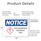 Signmission Non-Hazardous Materials Only OSHA Notice Sign, Plastic, 14in W x 10in L, 2PK OS-2PACK-NS-P-1014-L-15071 - alternate 4